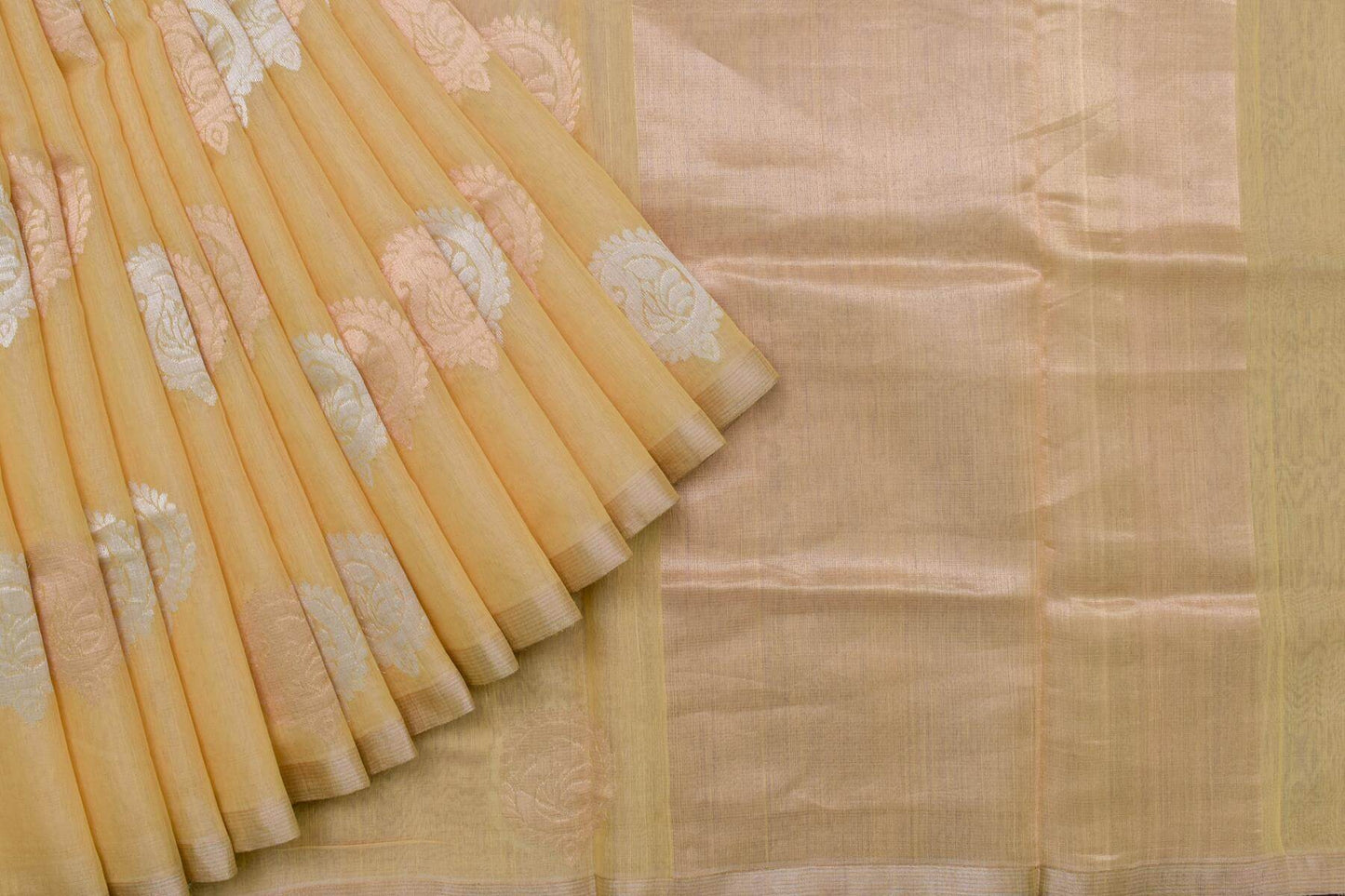 Chanderi Silk Cotton Saree by Kalakriti Weaves PSKL340069