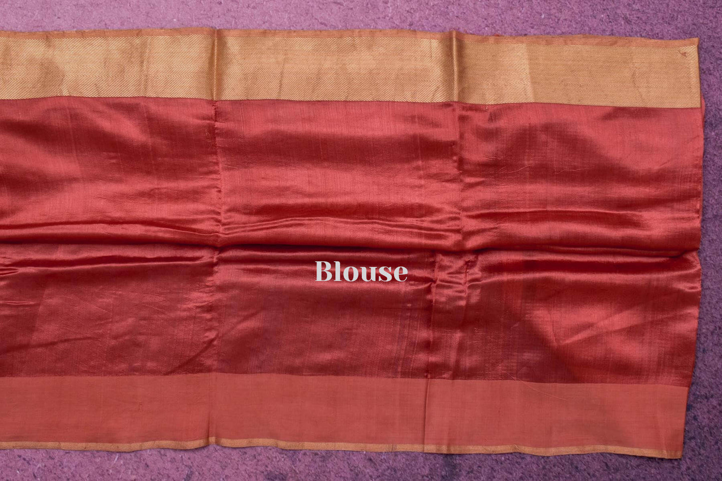 Bhagalpur Tussar Silk Saree with Zari tissue borders by Kalakriti Weaves PSKL340073