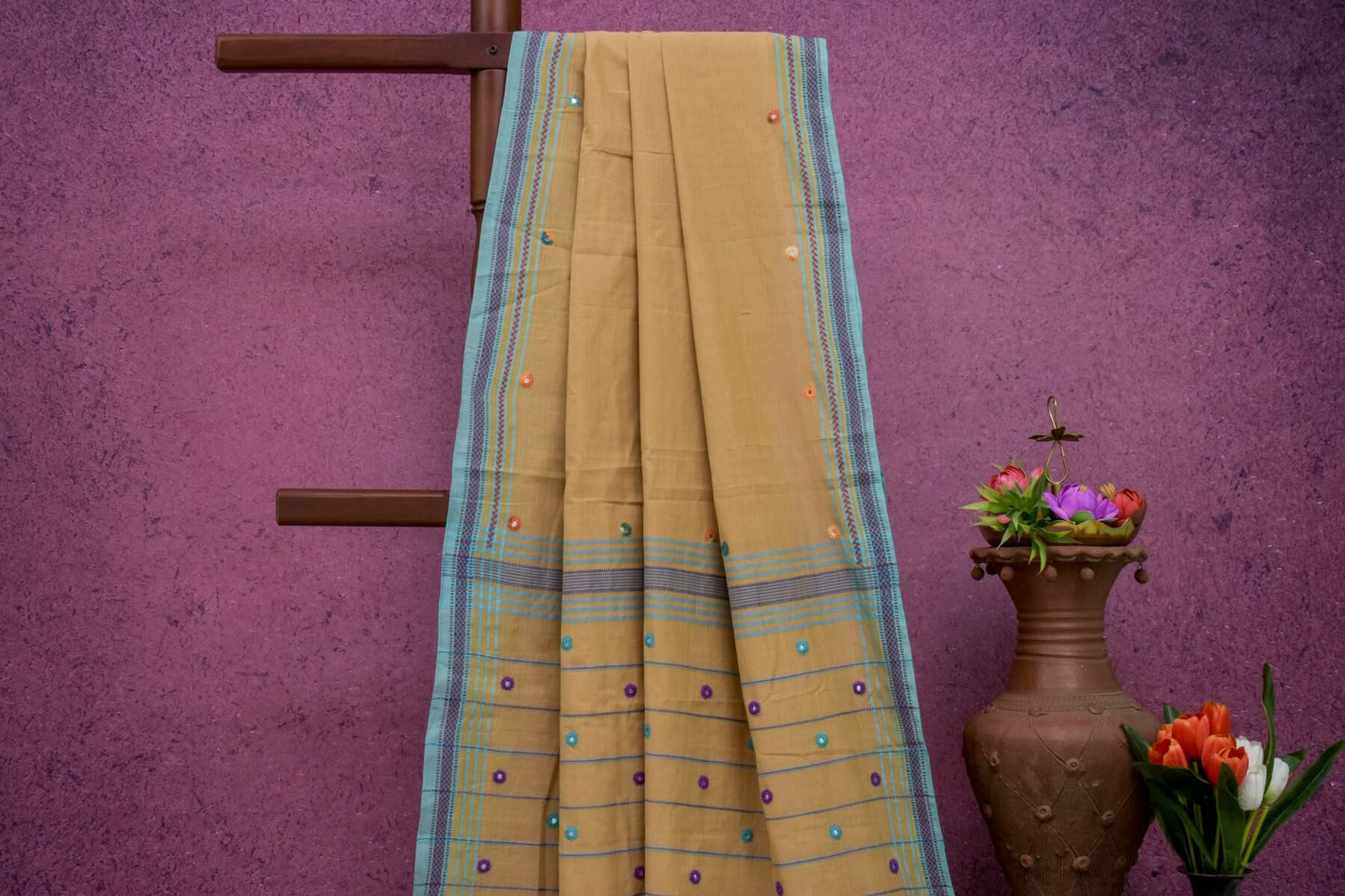 Mirror work Cotton saree by Sameeksha PSSH340008