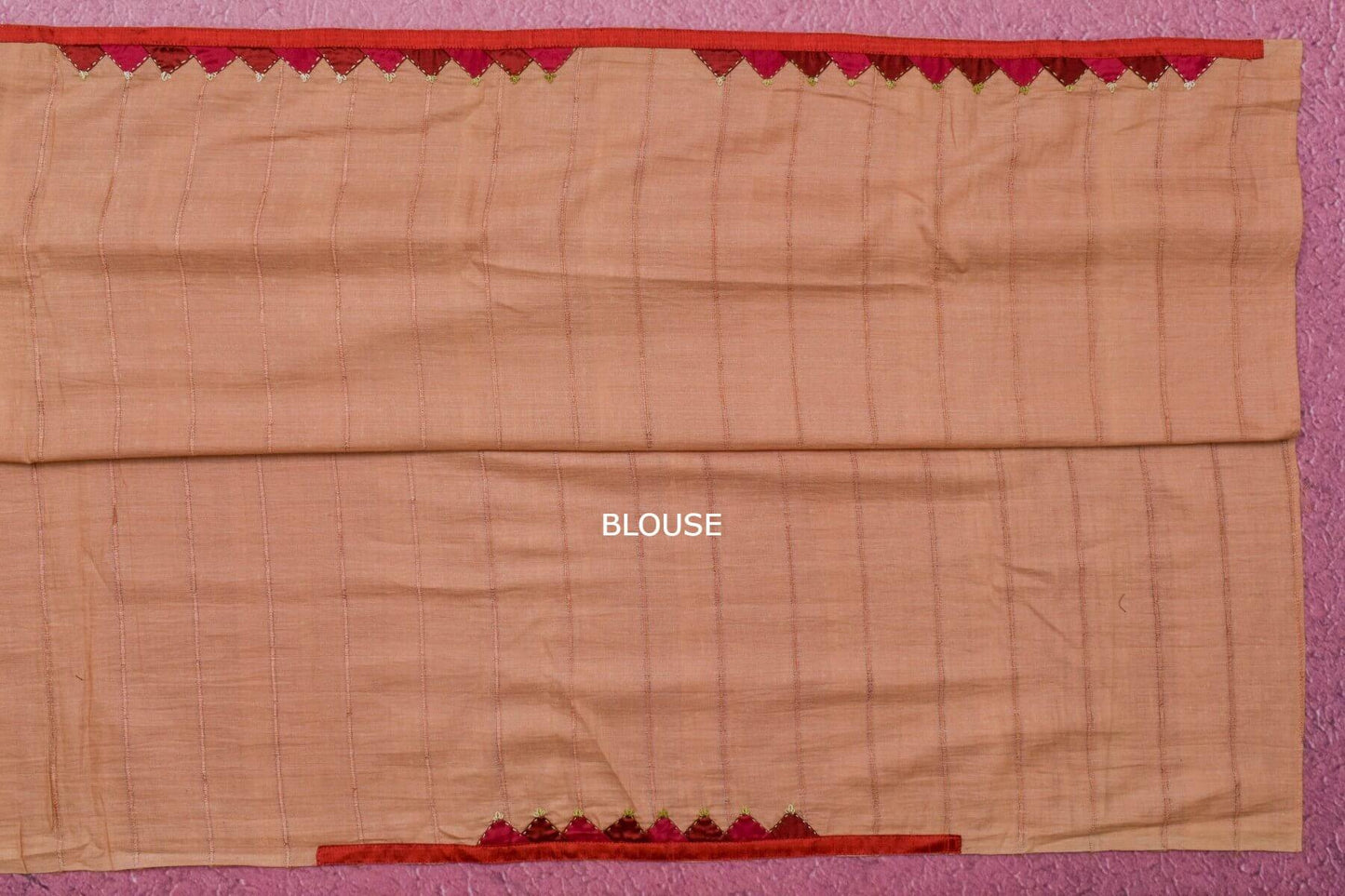 Patch work Tussar silk saree by Sameeksha PSSH34016