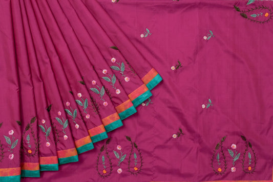 Brazil hand emroidery Khadi silk saree by Sameeksha PSSH34027