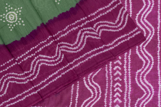 Chakor bandhani cotton saree PSCK260210