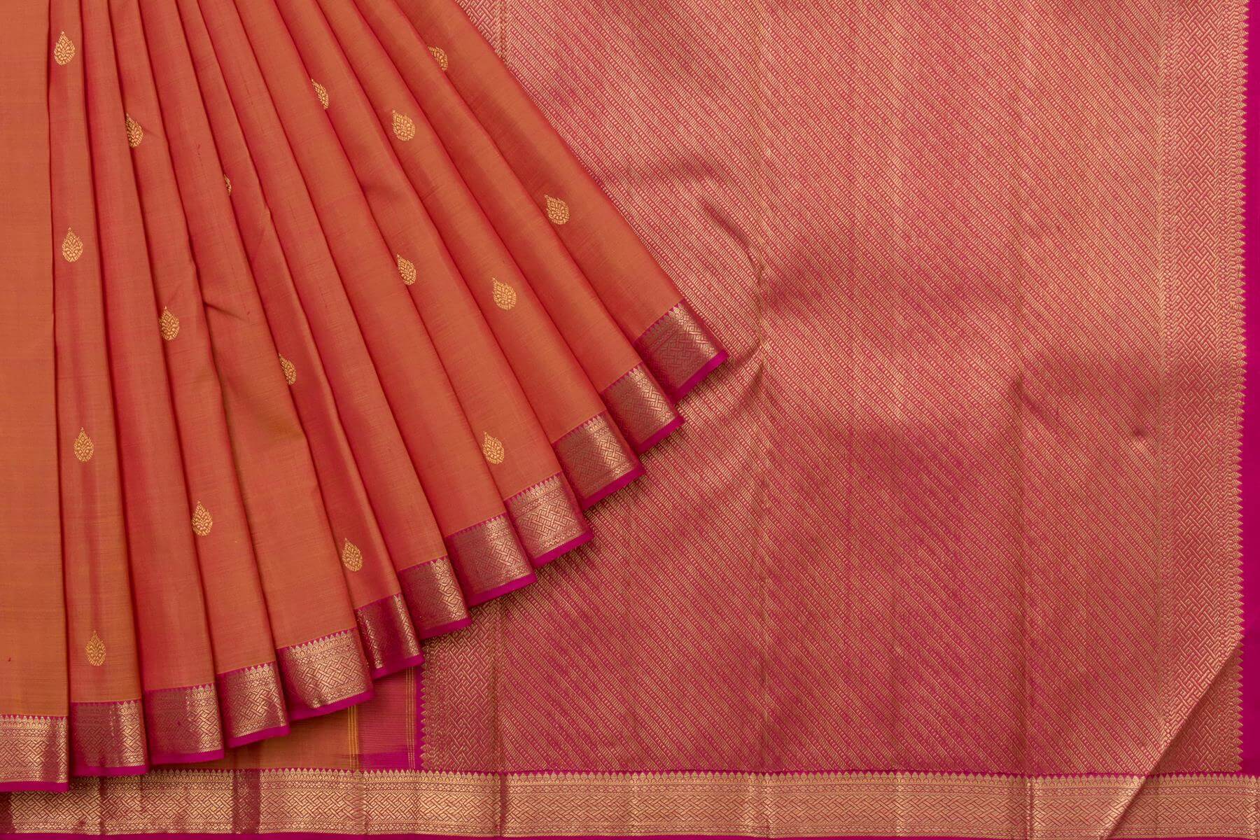 Small Border Kanjivaram Silk Saree by Shreenivas Silks PSSR014719