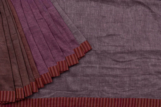 Bhagalpur Linen Cotton Saree by Thari PSTR250039