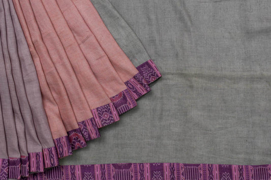 Bhagalpur Linen Cotton Saree by Thari PSTR250043