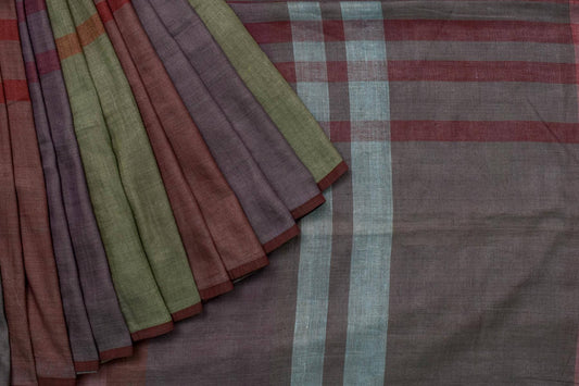 Bhagalpur Linen Cotton Saree by Thari PSTR250045