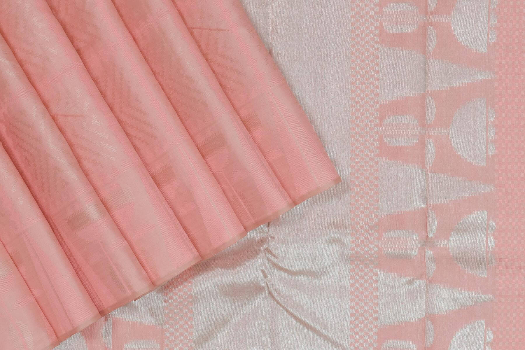 Pastel Pink Bridal Kanjivaram Silk Saree by Sita Mahalakshmi PSSM05SMLSEL200902