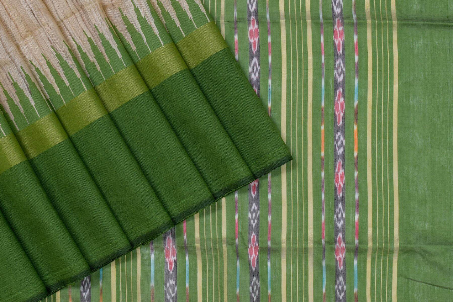 Bhagalpur Khadi Tussar Silk Saree by Chakor PSCK260232