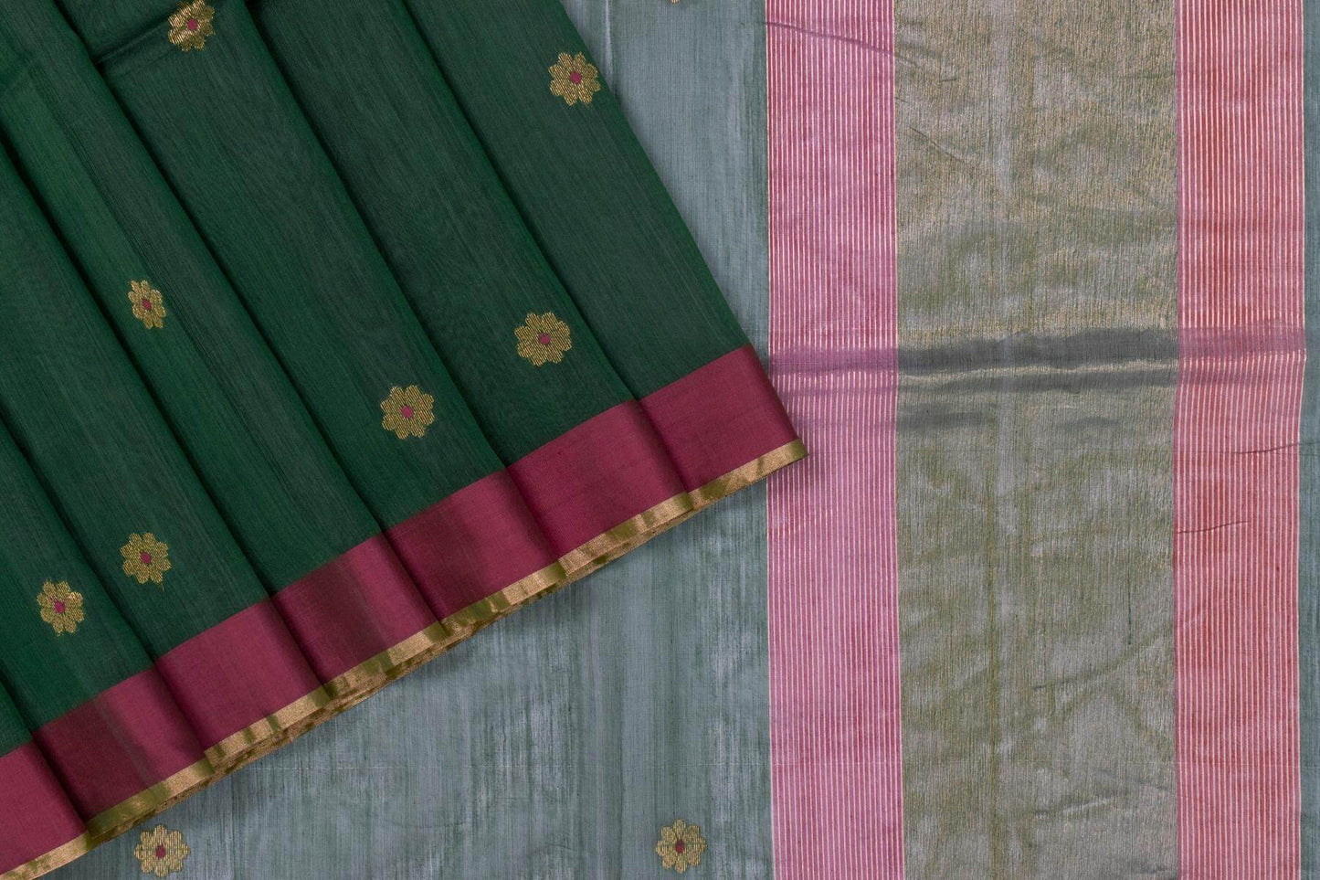 Chanderi Silk Cotton Saree by Chakor PSCK260233