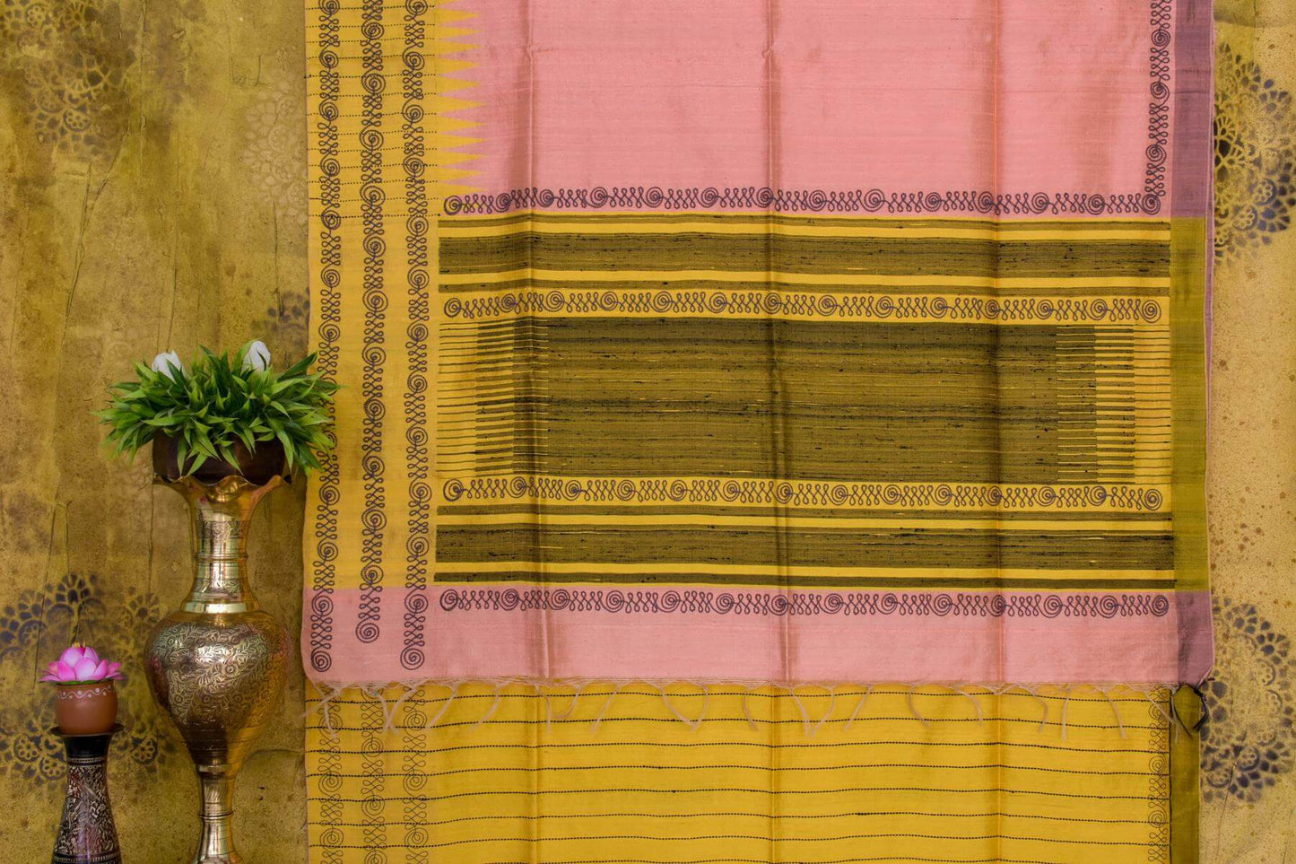 Bhagalpur Tussar Raw Silk Saree by Chakor PSCK260250