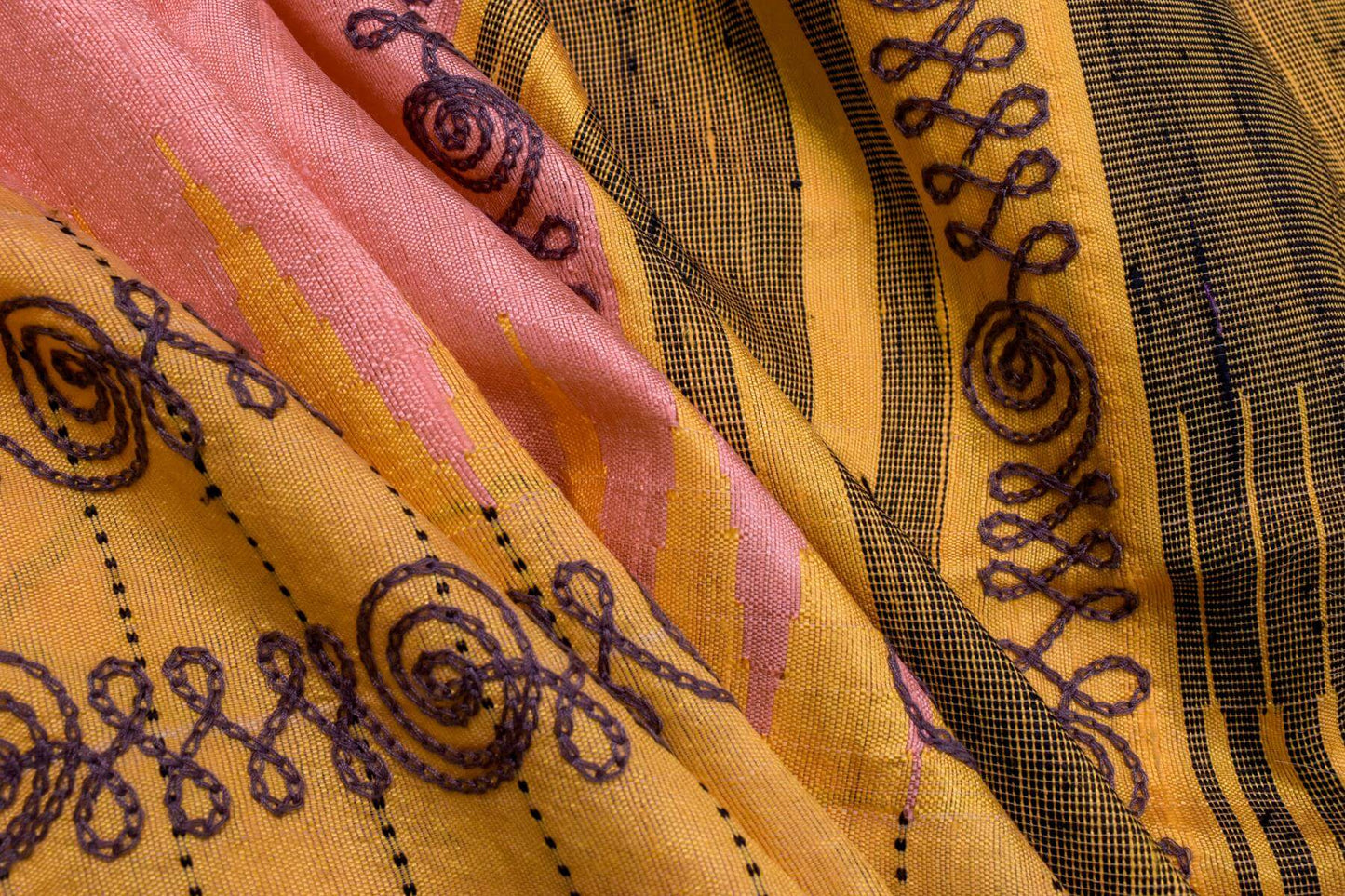 Bhagalpur Tussar Raw Silk Saree by Chakor PSCK260250