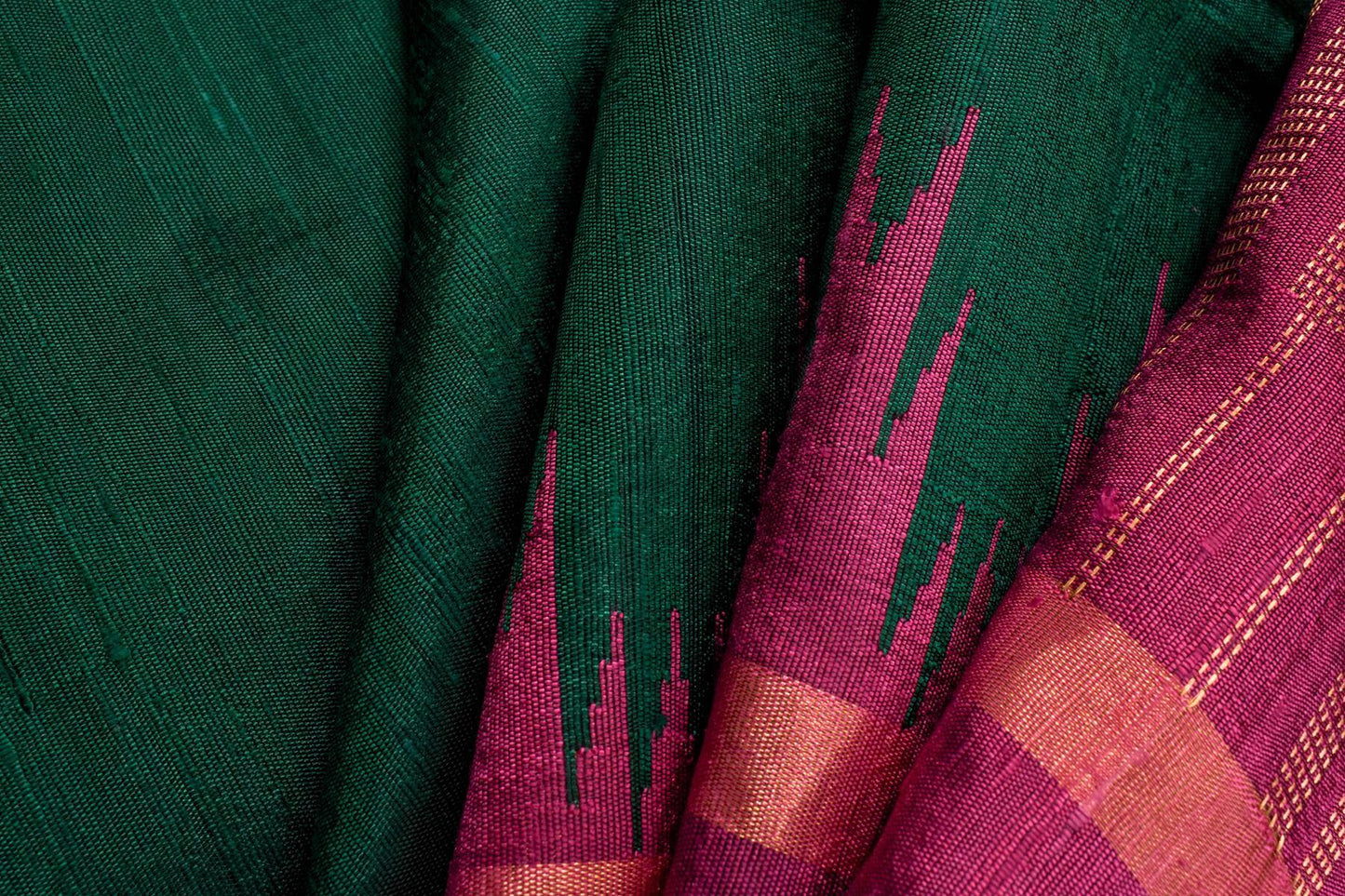 Bhagalpur Tussar Raw Silk Saree by Chakor PSCK260252