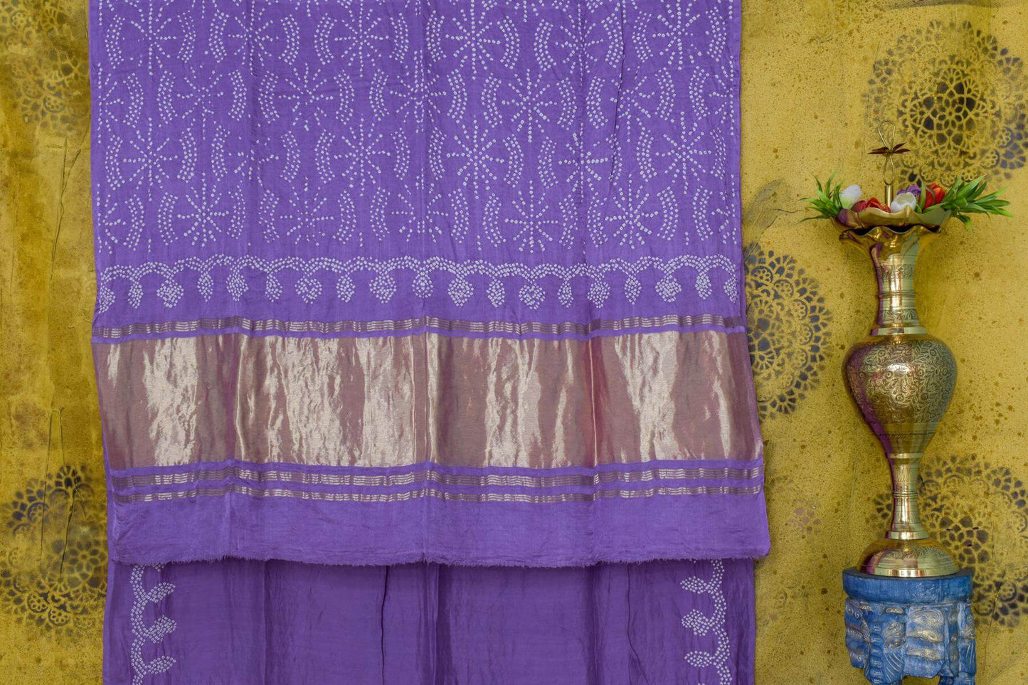 Bandhani Gaji Silk Saree by Chakor PSCK260268