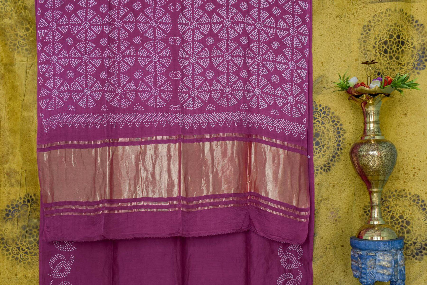 Bandhani Gaji Silk Saree by Chakor PSCK260270