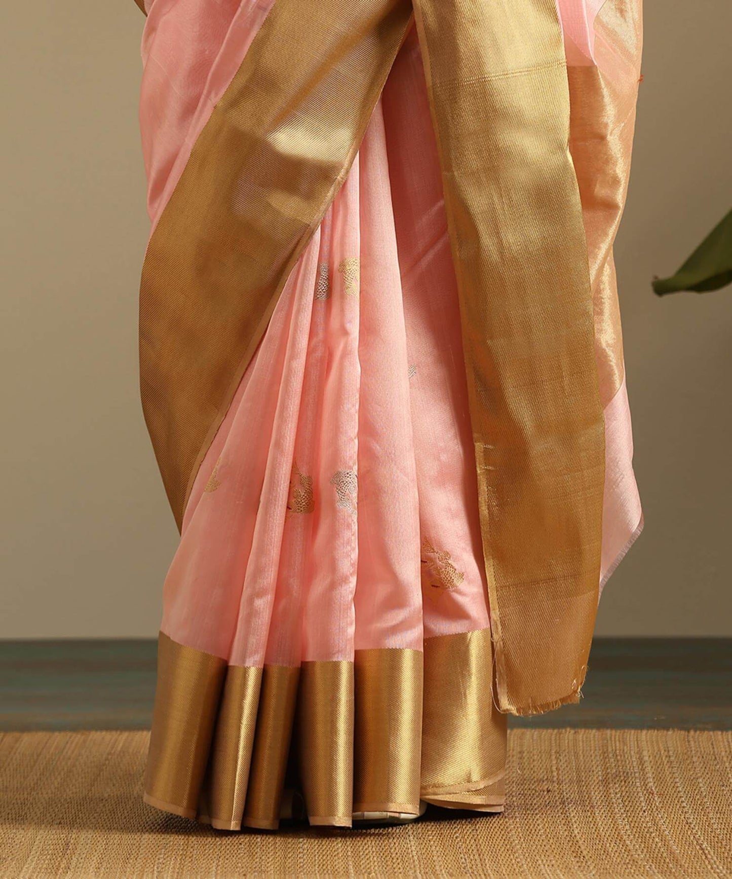 Weaverstory Chanderi Silk Saree PSWY23SRN16303