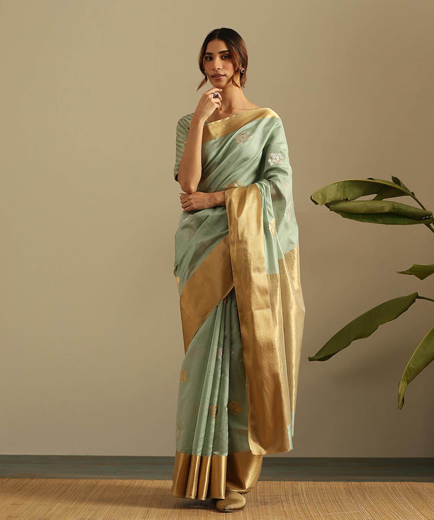 Chanderi Silk Saree PSWY23SRN16304