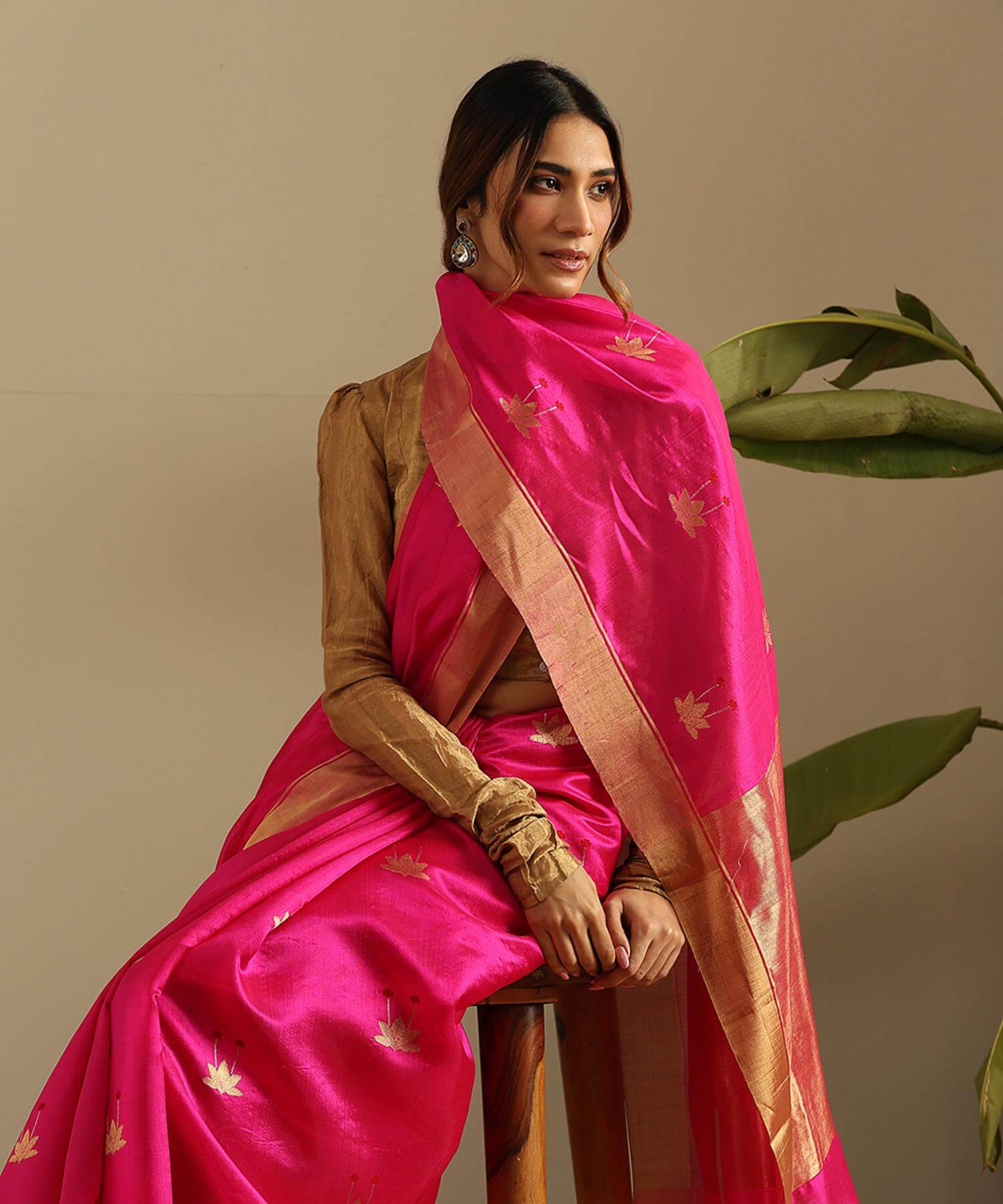 Chanderi Silk Saree PSWY23SRN16310