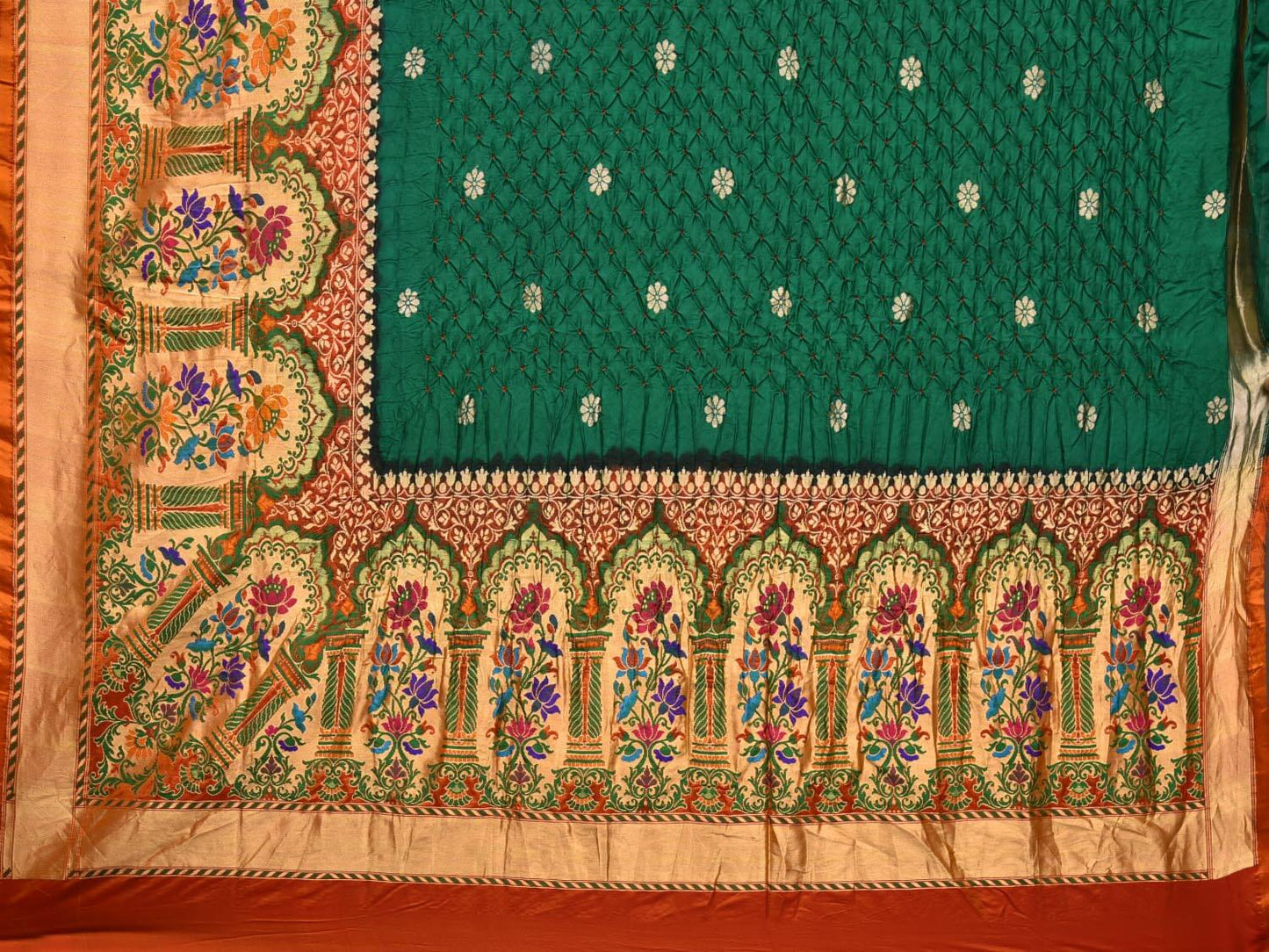 Ghanshyam Sarode Bandhani Paithani Silk Saree PSGS28BN0144