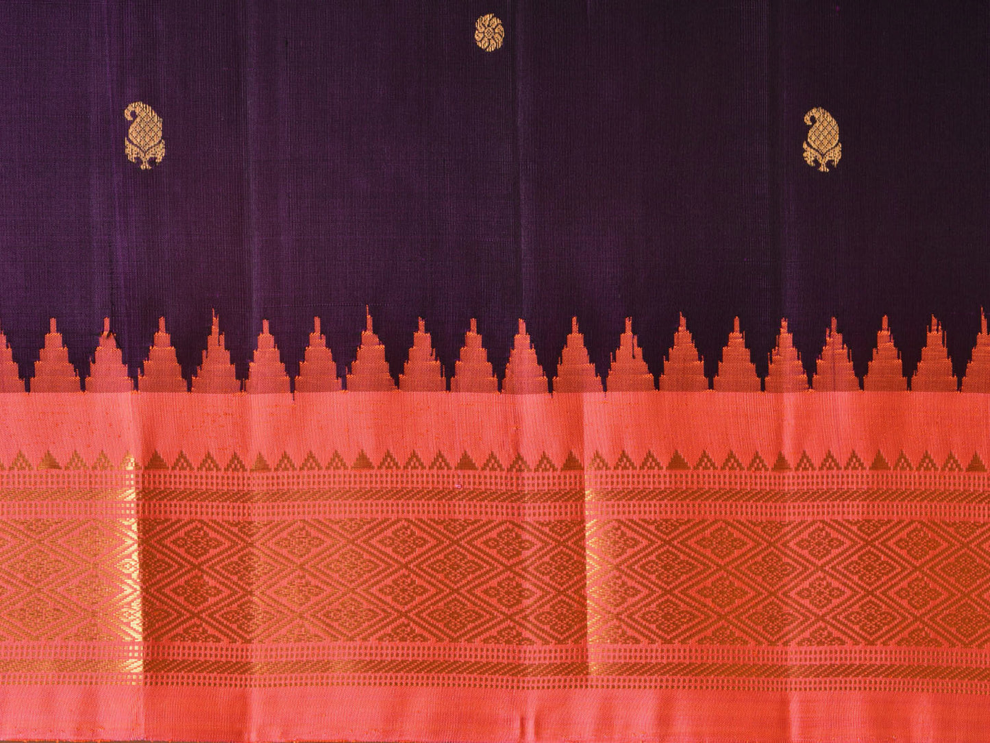 Gadwal Silk Saree by Ghanshyam Sarode PSGS28G0340