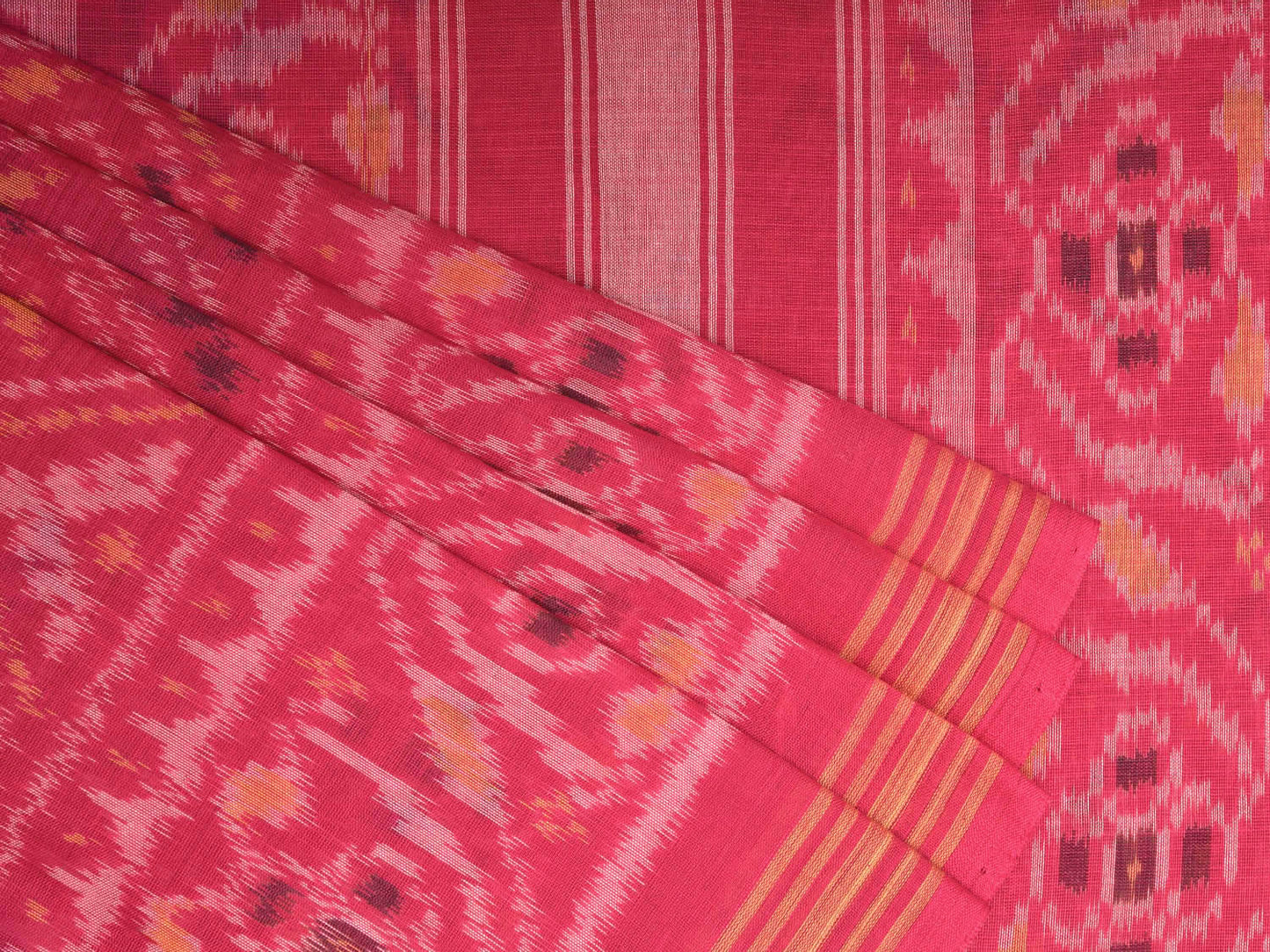 Pochampally Ikat Cotton Saree by Ghanshyam Sarode PSGS28I0868