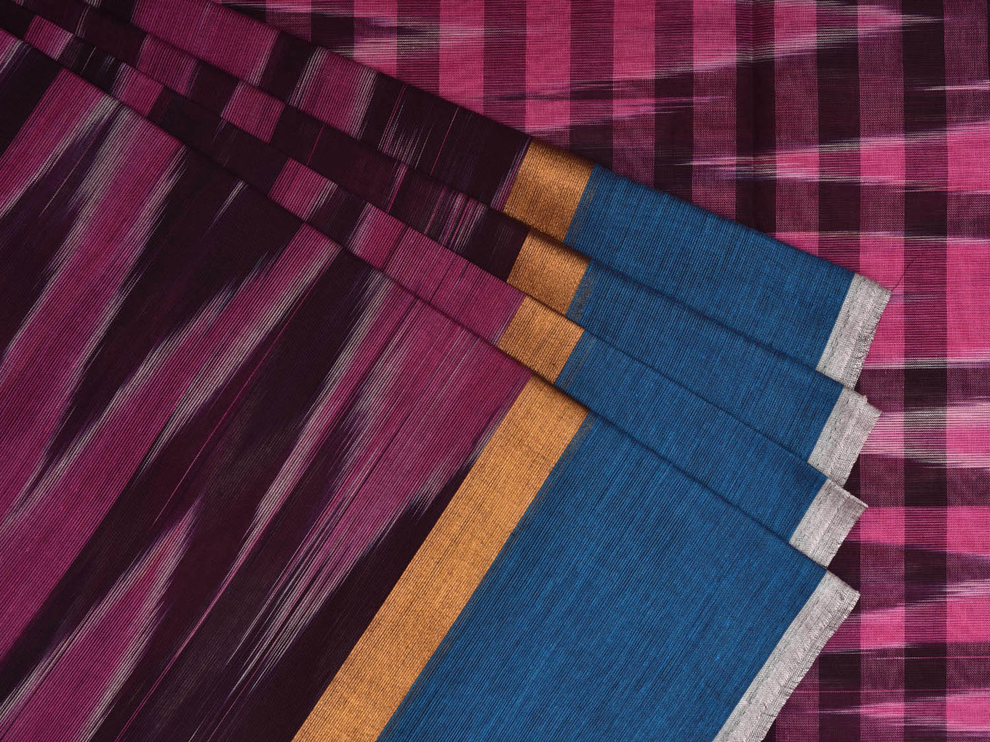 Ikat Cotton Saree by Ghanshyam Sarode PSGS28I0874