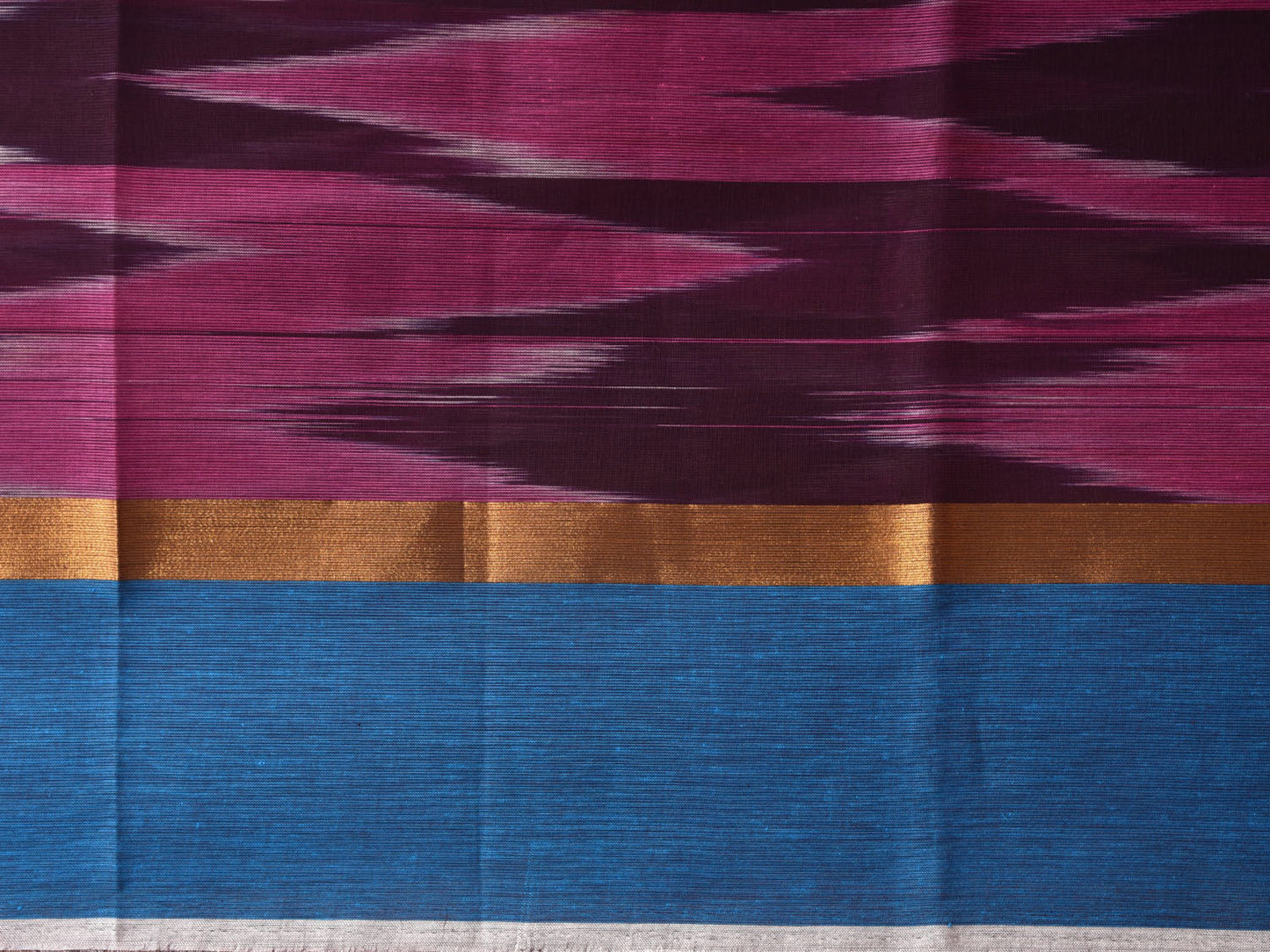 Ikat Cotton Saree by Ghanshyam Sarode PSGS28I0874