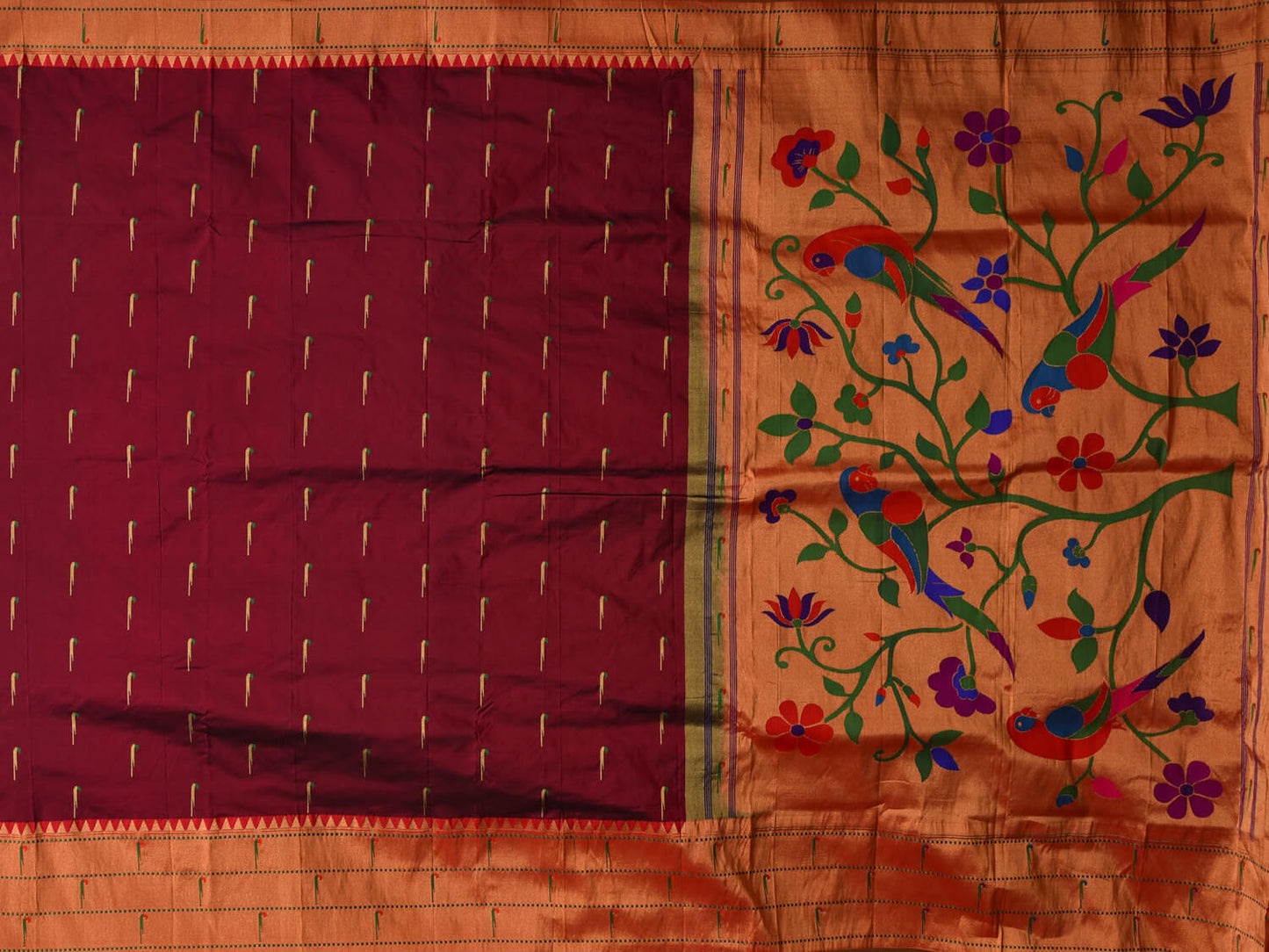 Ghanshyam Sarode Paithani Silk Saree PSGS28P0480