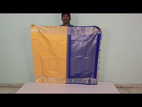 Silver Zari Kanjivaram silk saree PSSM05SMLRAM240304