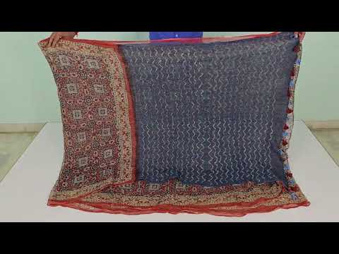 Bandhani/Ajrakh Kota Doria Saree by Chakor PSCK260291