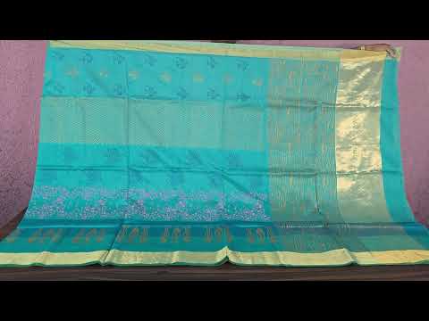 Block Printed Silk Cotton Saree by Kalakriti Weaves PSKL340054