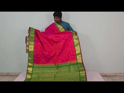 Bridal Kanjivaram silk saree Sita mahalakshmi  PSSM05SMLRAM240321