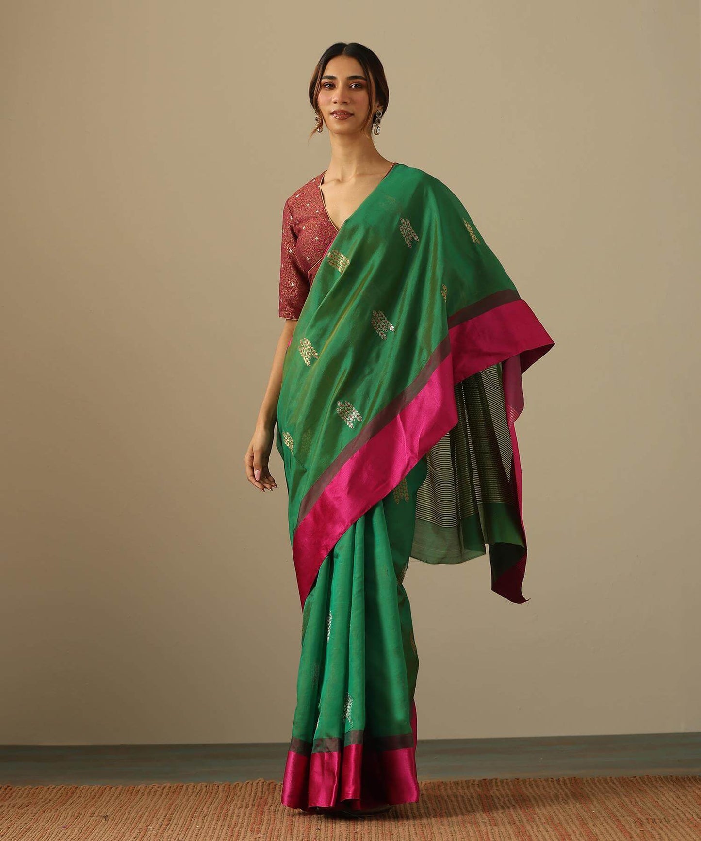 Chanderi Silk Saree PSWY23SRN16235