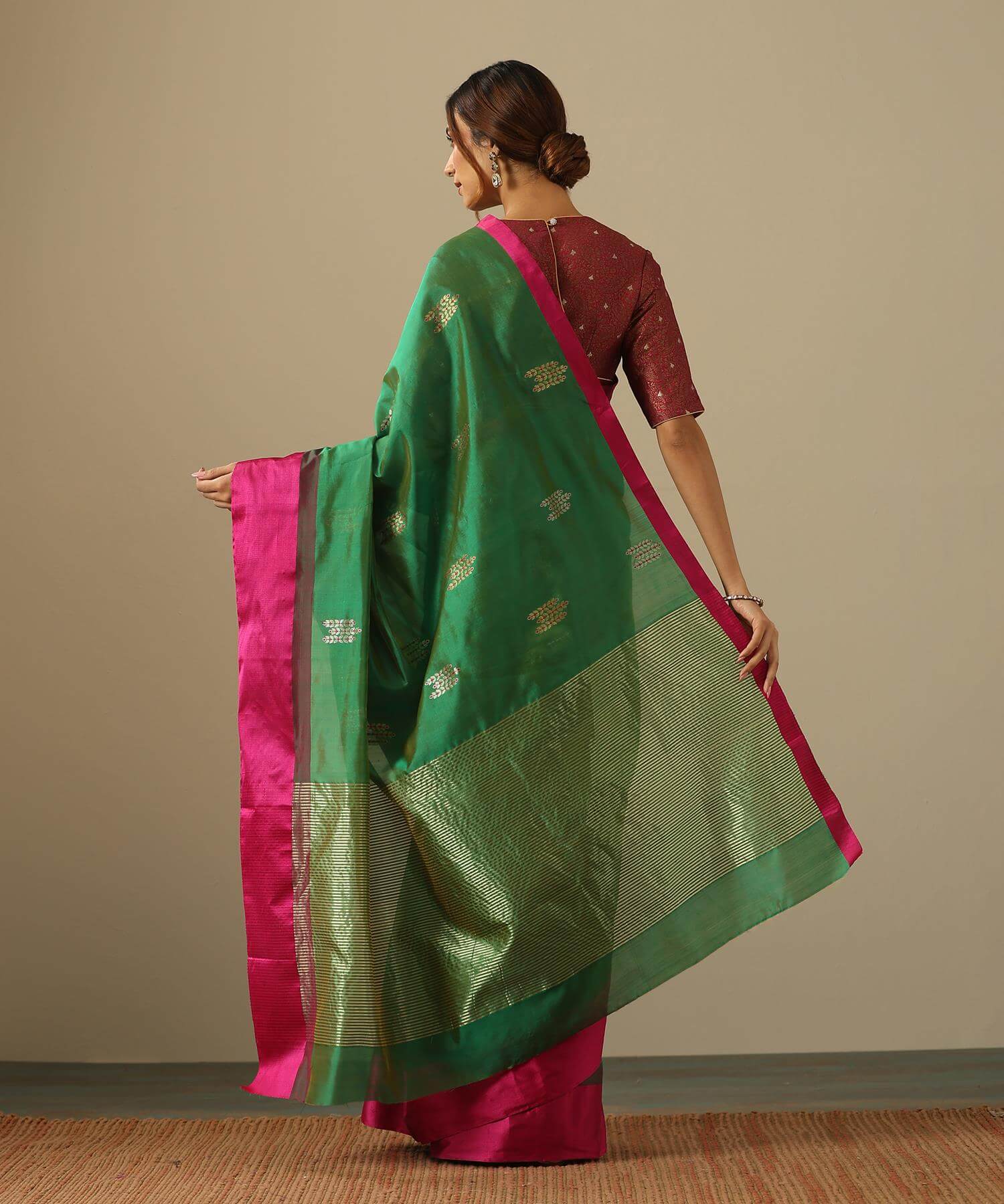 Chanderi Silk Saree PSWY23SRN16235