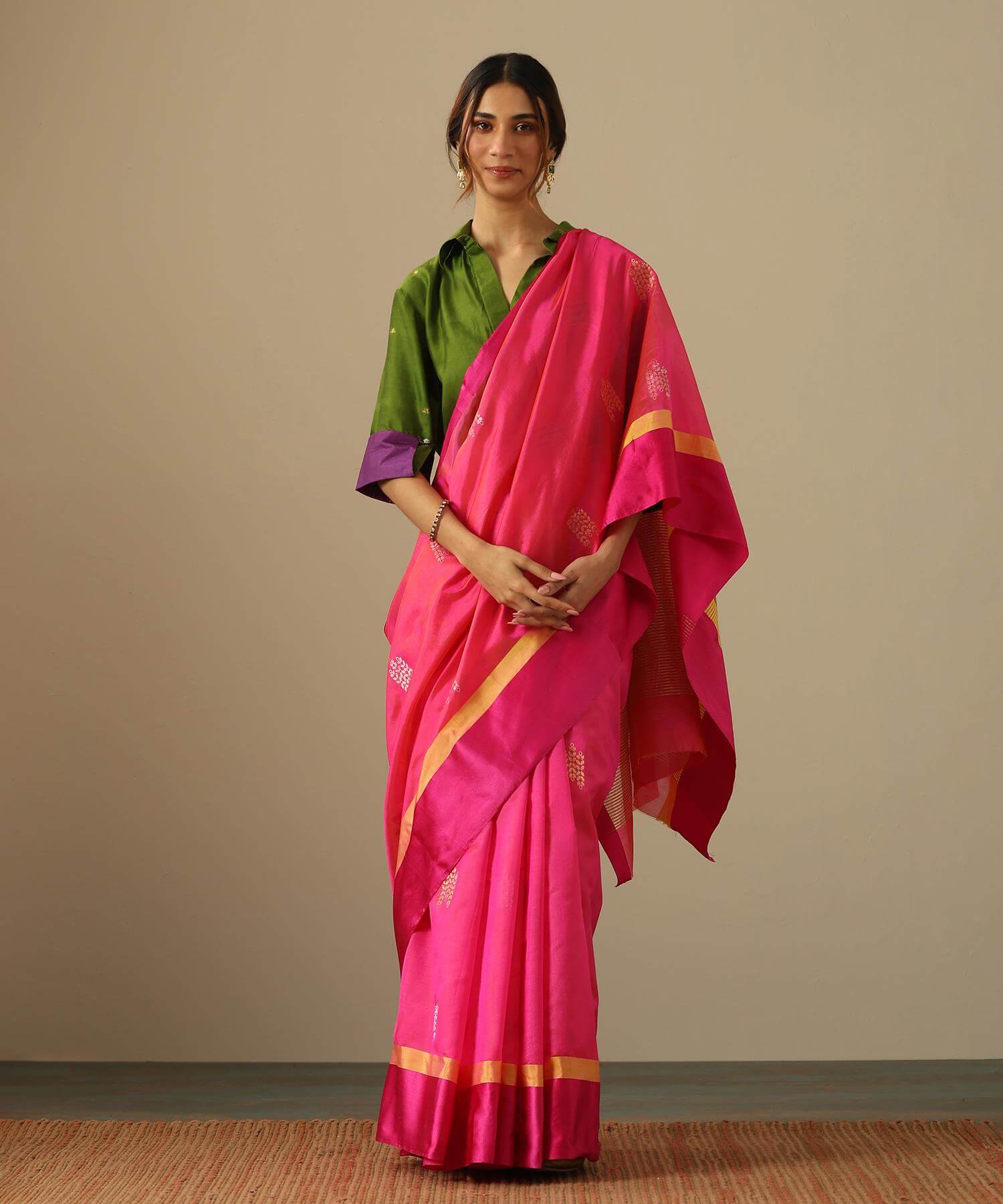 Chanderi Silk Saree PSWY23SRN16236