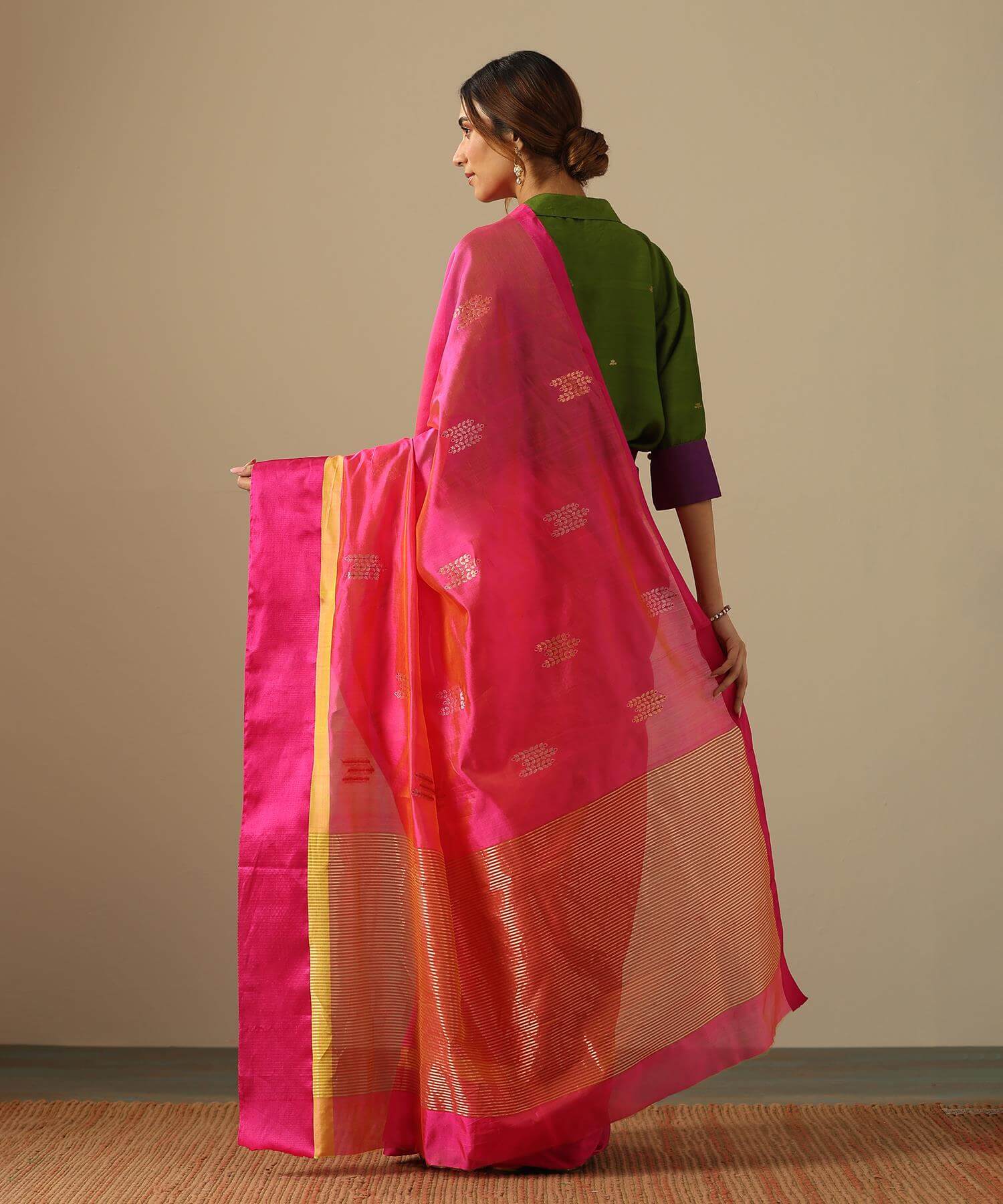 Chanderi Silk Saree PSWY23SRN16236