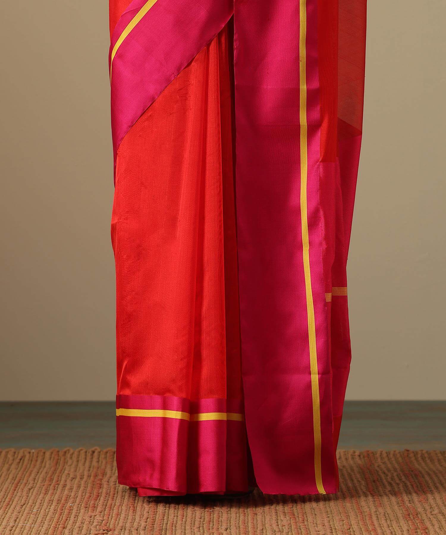 Weaverstory Chanderi Silk Saree PSWY23SRN16305