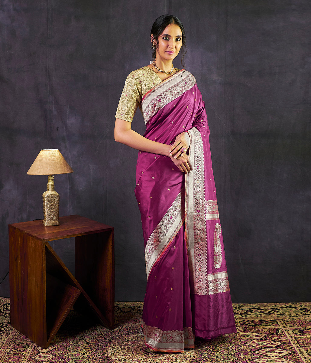 Weaverstory Katan Silk saree PSWY23SRN1661