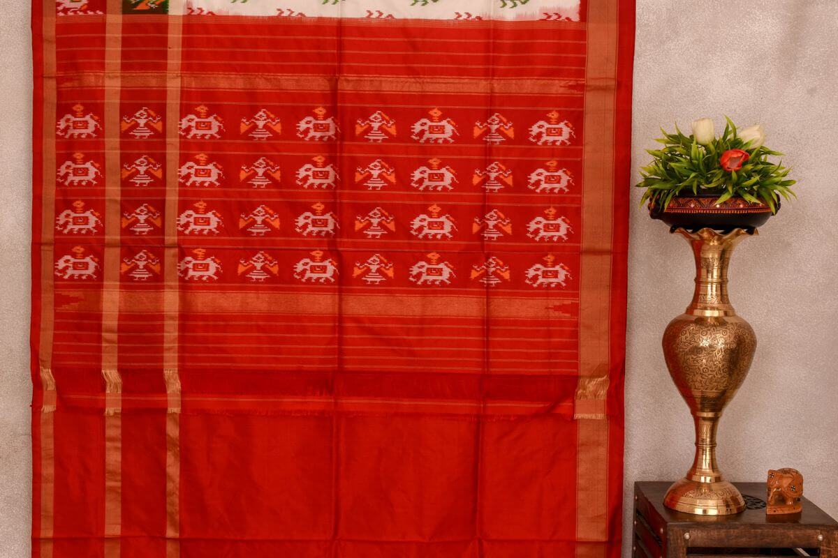 Pochampally Ikat silk saree PSIF060054