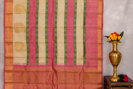 Kanjivaram silk saree Vintage stories PSVS240003