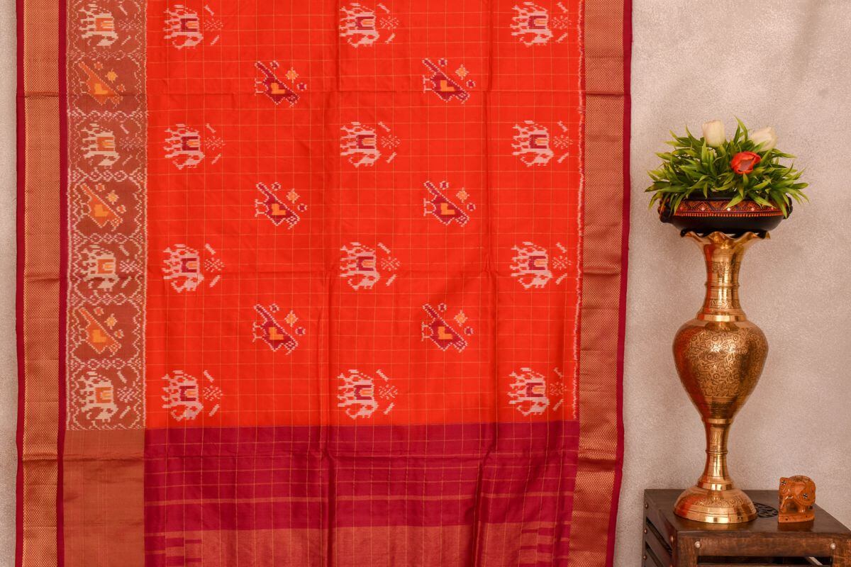 Pochampally Ikat silk saree PSIF060068