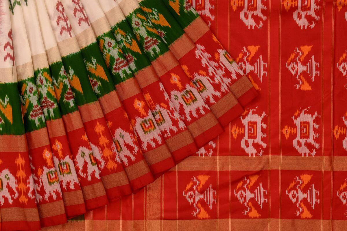 Pochampally Ikat silk saree PSIF060054