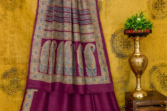 Tussar silk saree PSWS140001