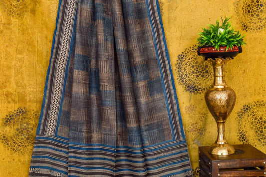 Tussar silk saree || Weavers studio  PSWS140007