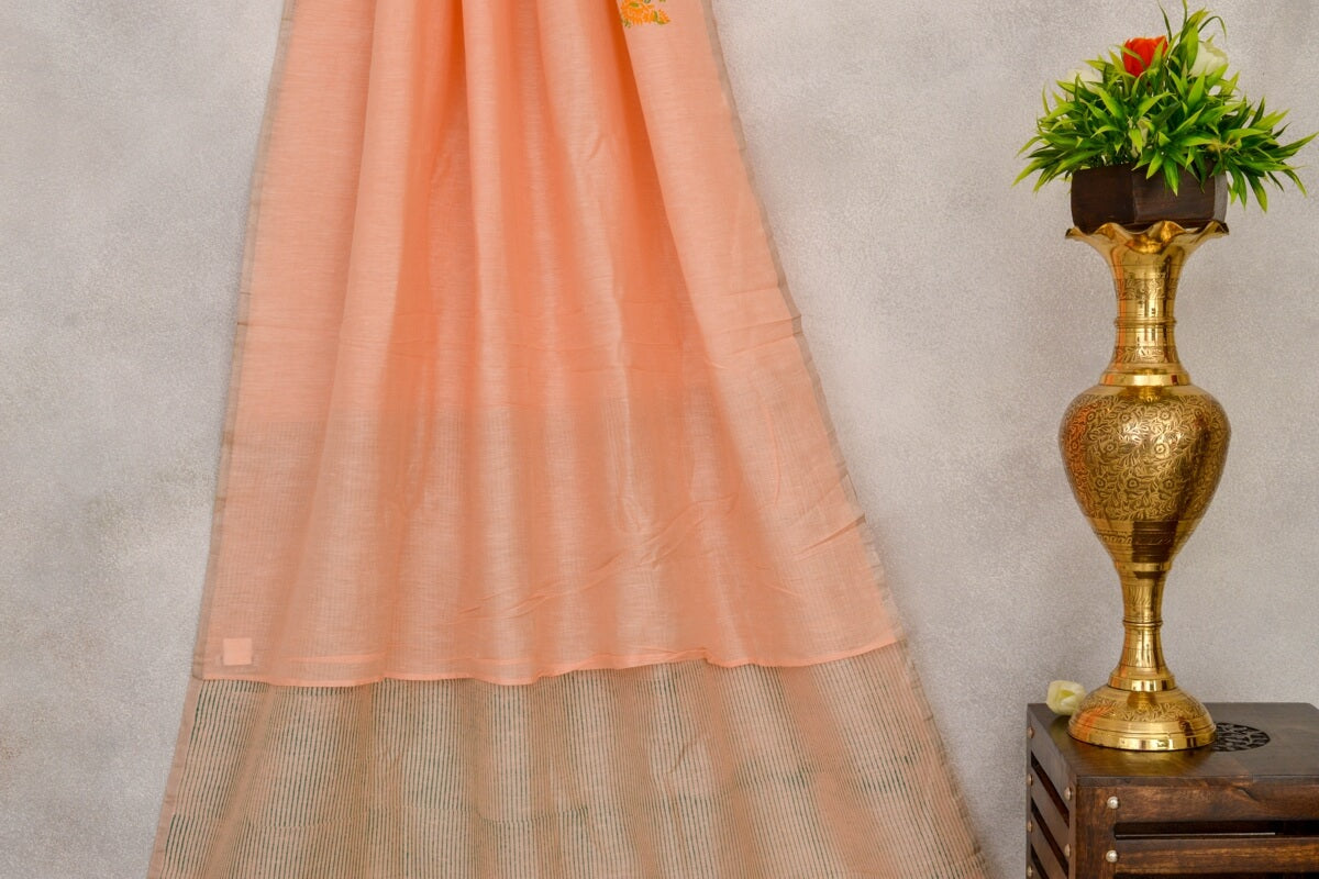 Linen saree PSCO110016