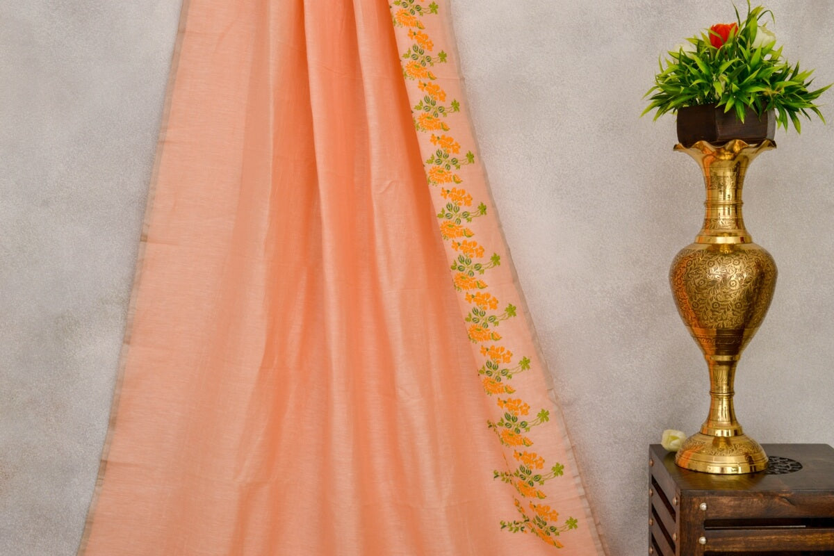 Linen saree PSCO110016