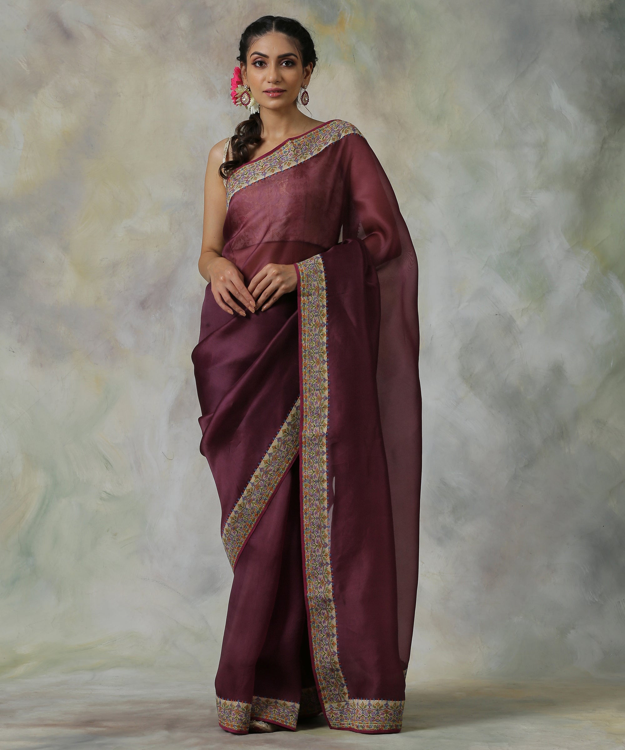 Organza Silk saree PSWY23MTO-0337