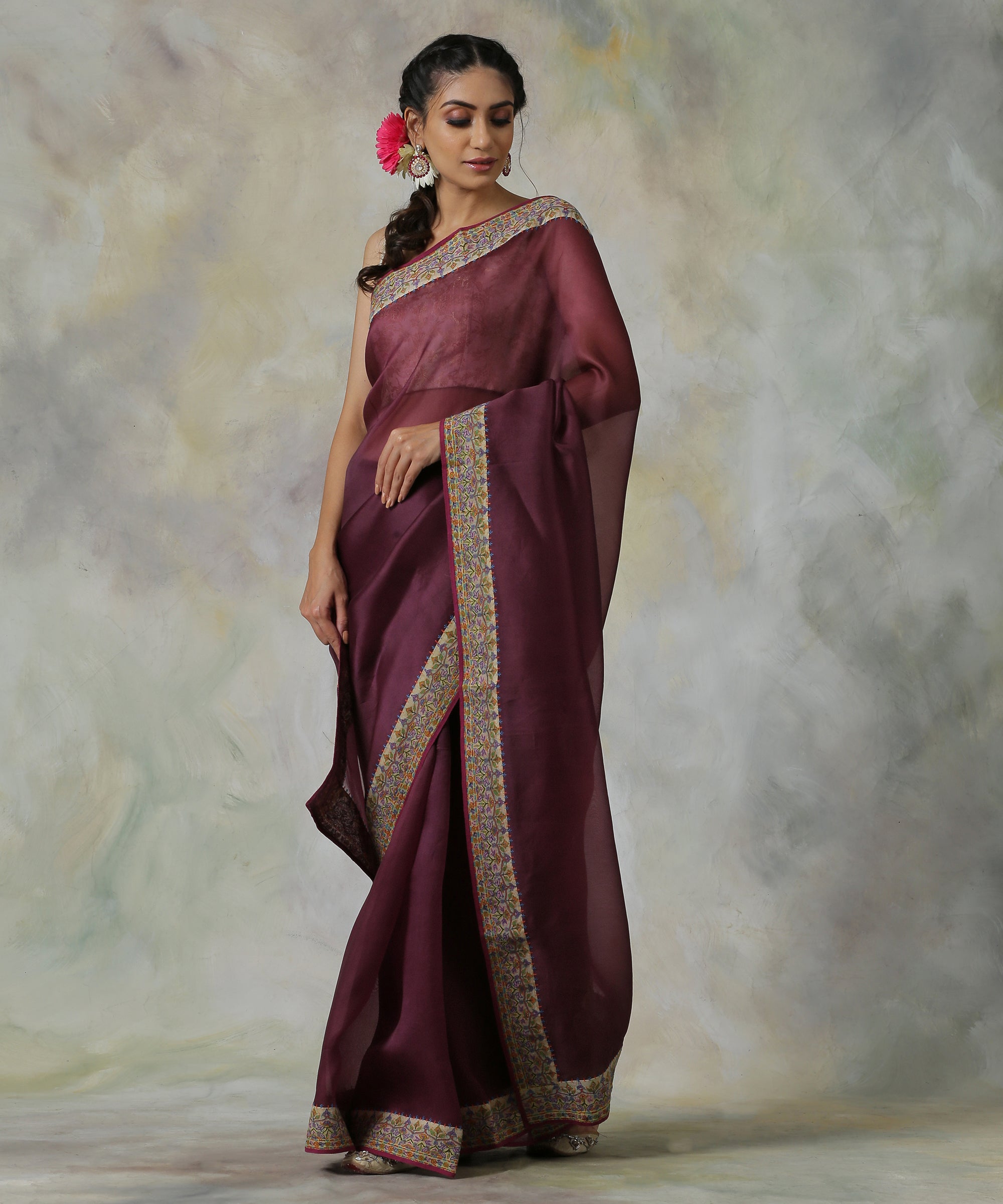 Organza Silk saree PSWY23MTO-0337