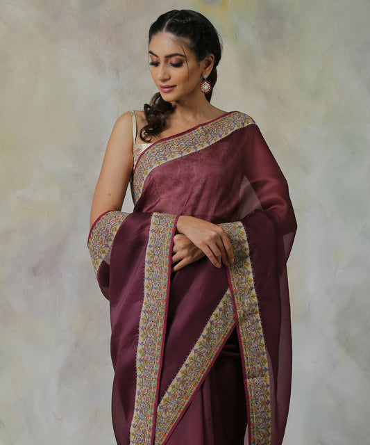 Organza Silk saree PSWY23MTO-0337